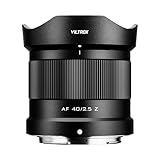 VILTROX 40mm f/2,5 Z Objetivo de Gran Angular de Fotograma Completo con Enfoque Automático Objetivo Compatible con Cámaras Nikon con Montura Z Z5 Z50 Z6 Z6II Z7 Z7II ZFC Z30 Z9 Z8 Z6III ZF