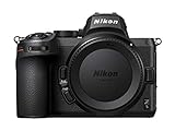 Nikon Cámara sin espejo de fotograma completo Z 5 (24,3 MP, AF híbrido de 273 puntos con asistente de enfoque, estabilizador de imagen de 5 ejes incorporado, vídeo 4K UHD, doble ranura para tarjetas de memoria)