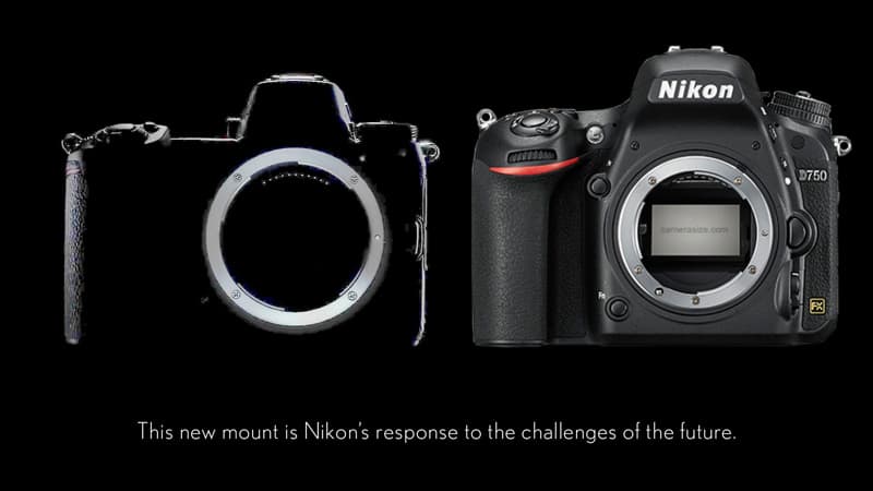 Nikon sin espejo comparada con la Nikon D750 © Eno
